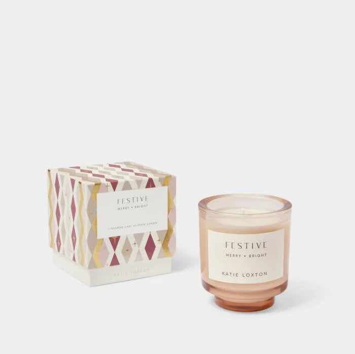Katie Loxton Sentiment Candle Festive Cinnamon And Nutmeg Chai