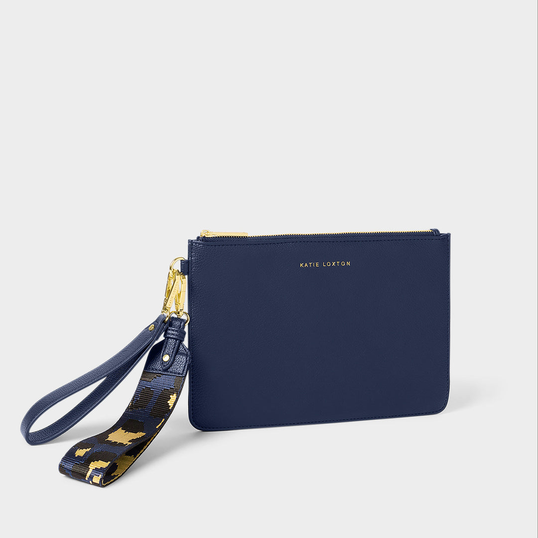 Katie Loxton Hallie Wristlet Pouch Midnight Blue