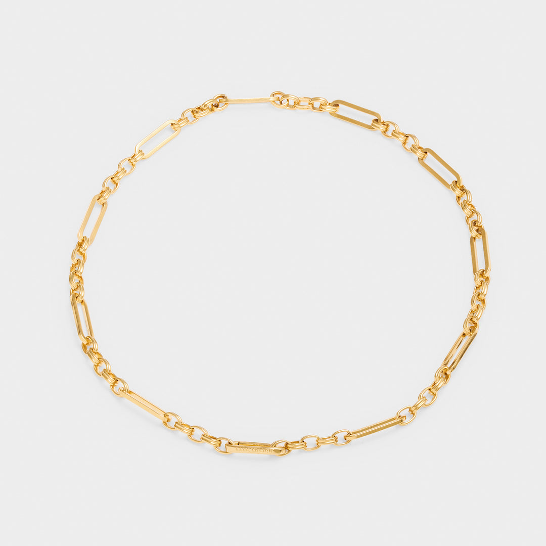 Katie Loxton Waterproof Kiki Link Necklace Gold Coated