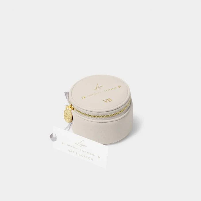 Katie Loxton Zodiac Jewellery Box Leo Off White