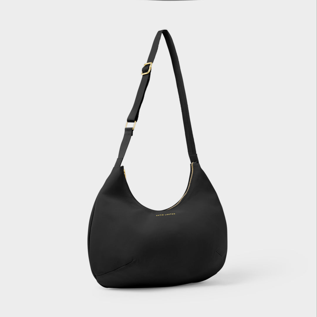 Katie Loxton Nylon-Luxe Sling Shoulder Bag Black