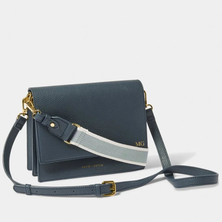 Katie Loxton Orla Crosbody Canvas Strap Navy