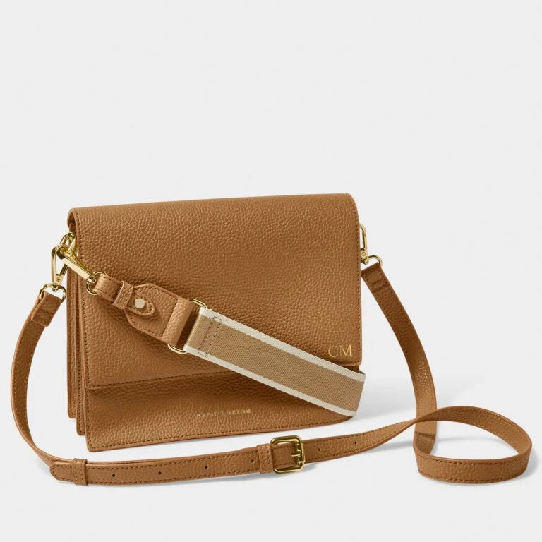 Katie Loxton Orla Crossbody Canvas Strap Tan