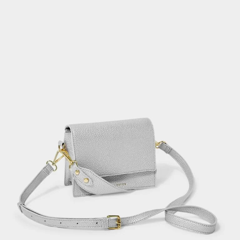 Katie Loxton Orla Mini Crossbody Silver