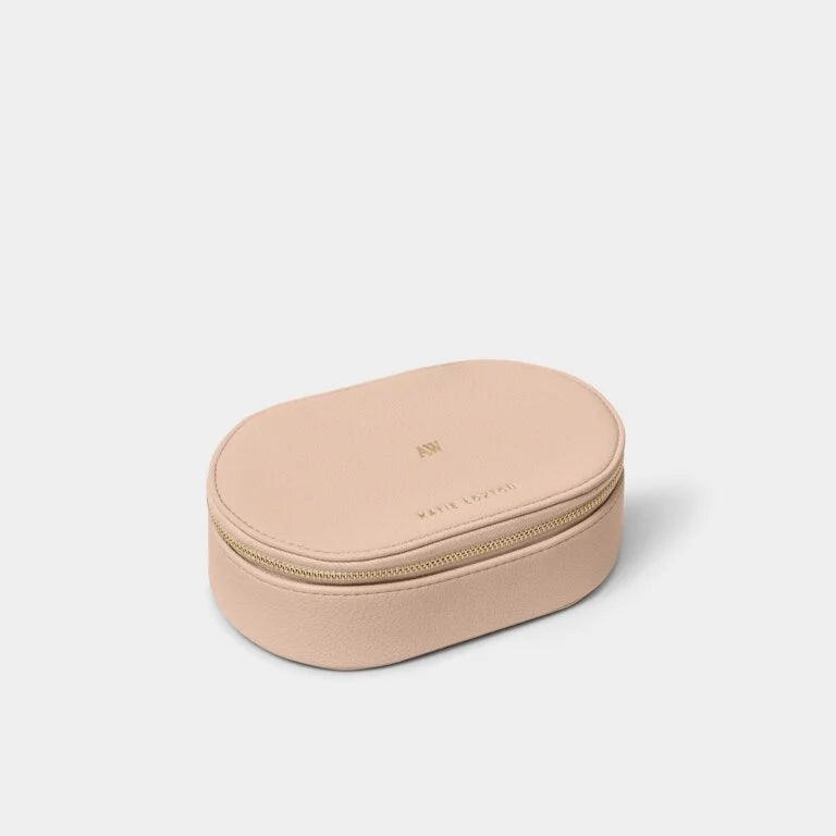 Katie Loxton Oval Jewellery Box Nude Pink