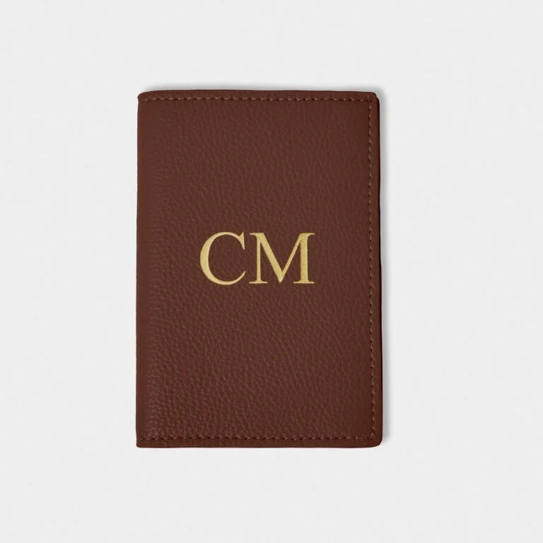 Katie Loxton Passport Cover Chocolate