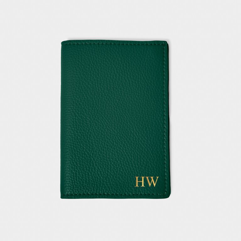 Katie Loxton Passport Cover Emerald Green