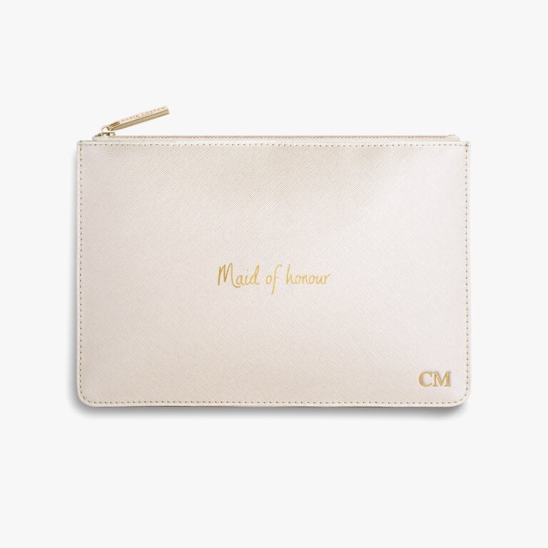 Katie Loxton Perfect Pouch Maid Of Honour White