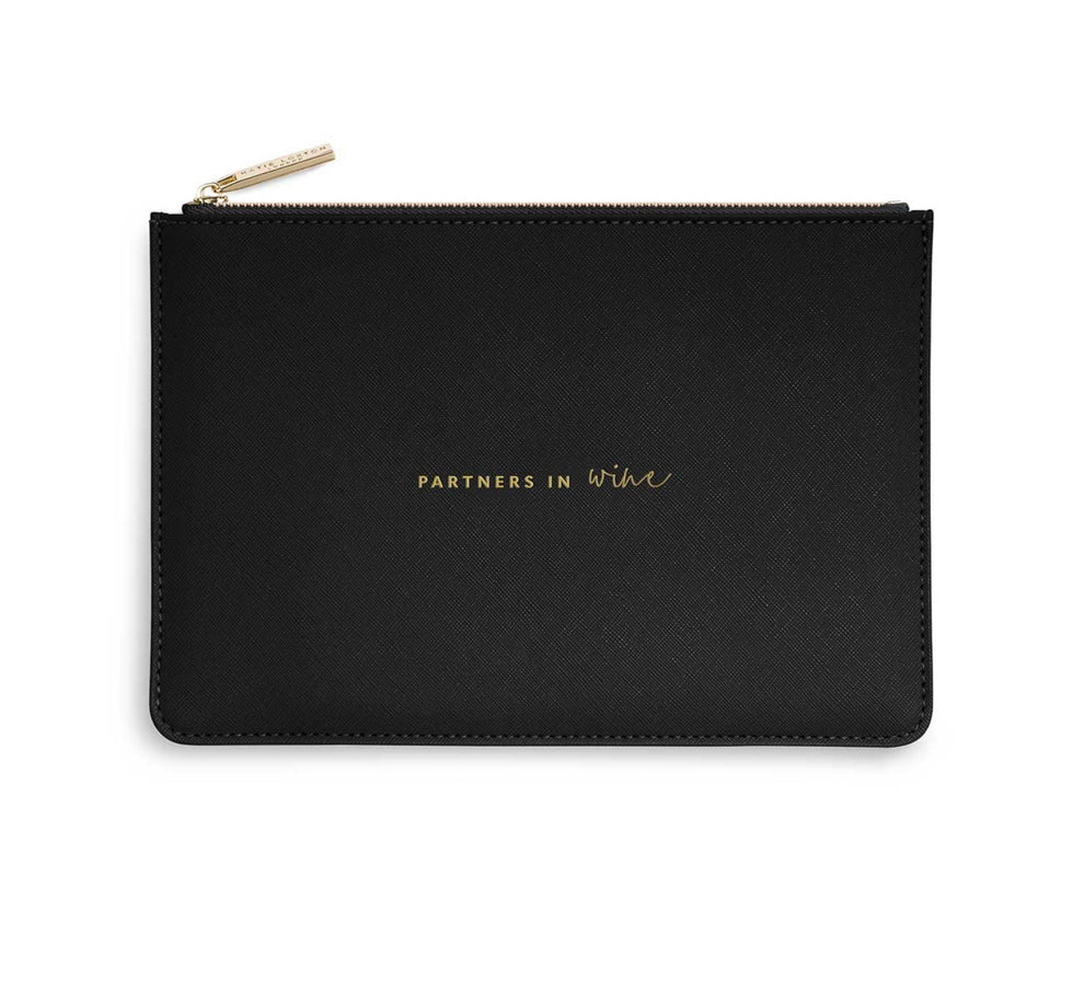 Katie Loxton Perfect Pouch Partner In Wine Black