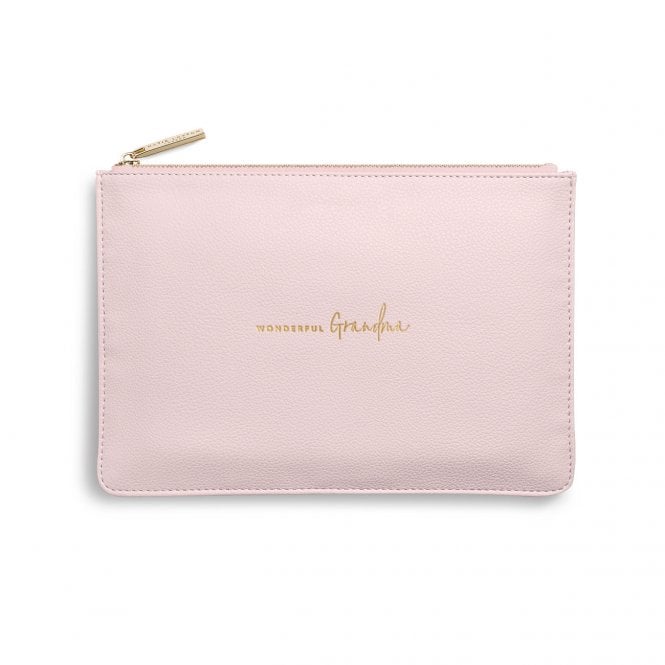 Katie Loxton Perfect Pouch Wonderful Grandma Blush Pink