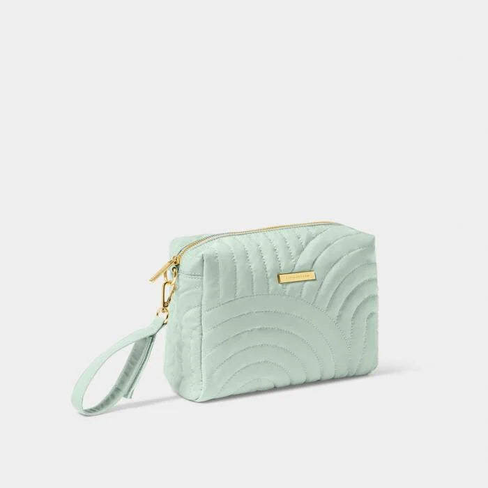 Katie Loxton Quilted Wristlet Organiser Light Sage
