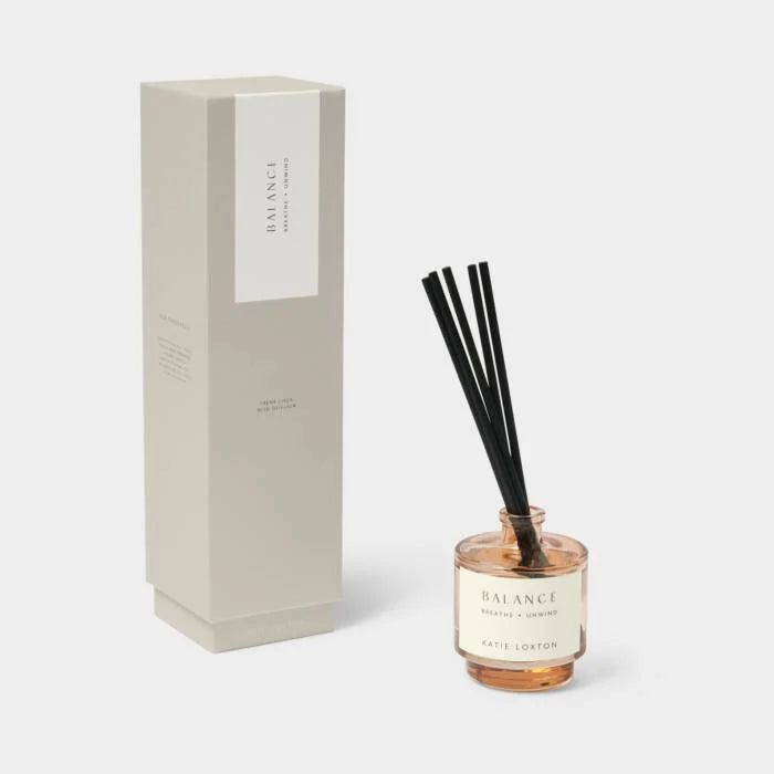 Katie Loxton Sentiment Reed Diffuser Balance Fresh Linen And White Lily