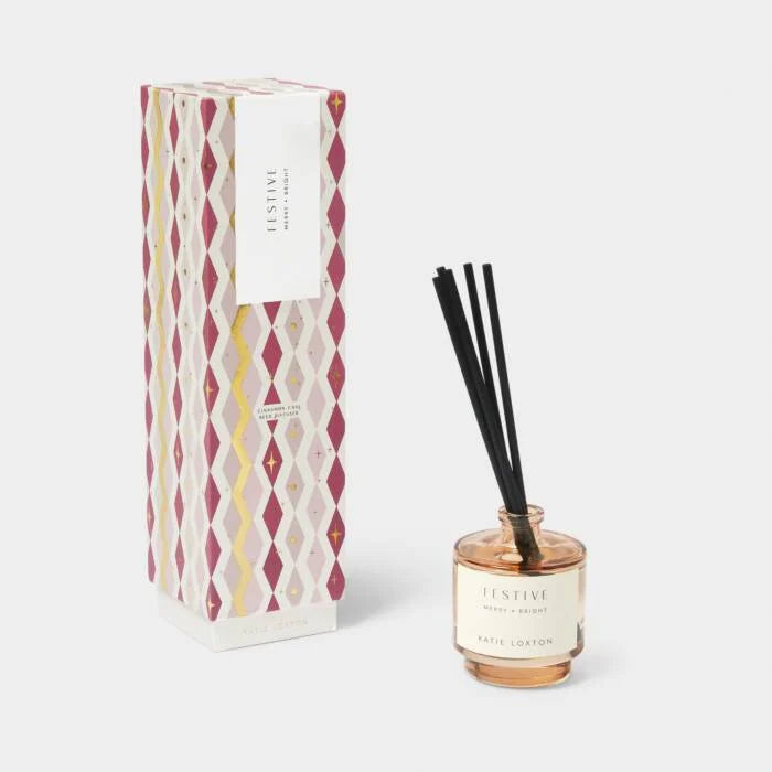 Katie Loxton Sentiment Reed Diffuser Festive Cinnamon And Nutmeg Chai