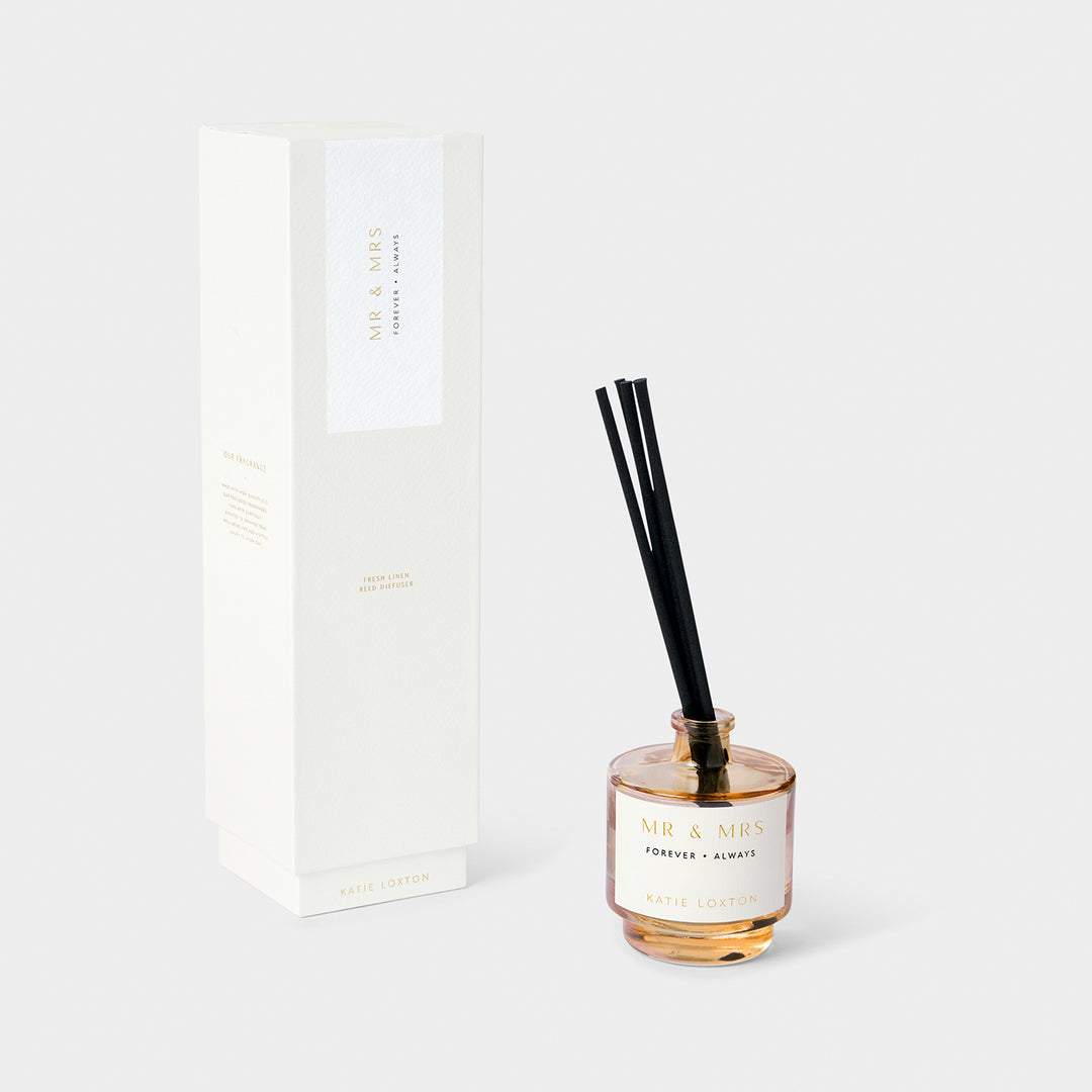 Katie Loxton Reed Diffuser Mr And Mrs Fresh Linen And White Lily