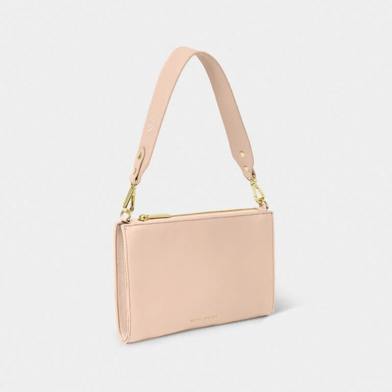 Katie Loxton Reya Shoulder Bag Nude Pink