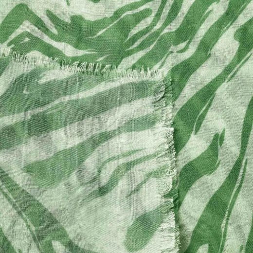 Katie Loxton Zebra Scarf Sage Green