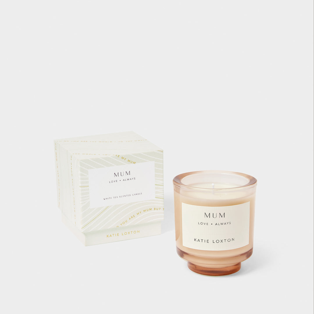 Katie Loxton Sentiment Candle Mum Gold Wave English Pear And White Tea