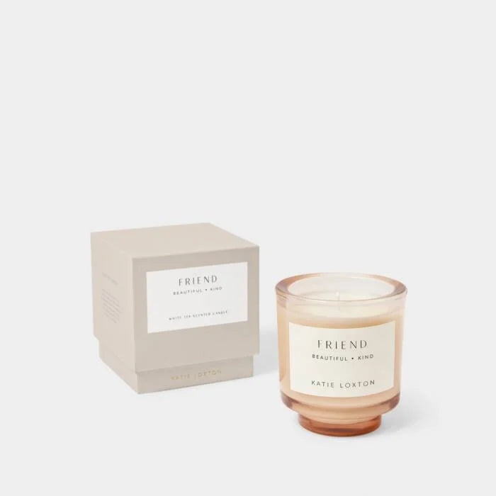 Katie Loxton Sentiment Candle Friend English Pear And White Tea