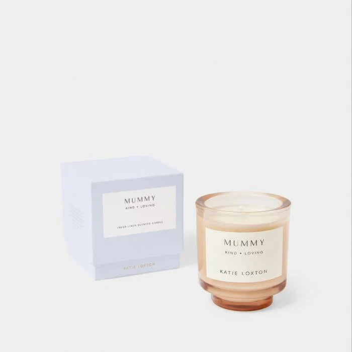 Katie Loxton Sentiment Candle Mummy Fresh Linen And White Lily
