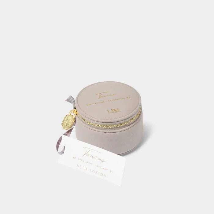 Katie Loxton Zodiac Jewellery Box Taurus Pink Mist