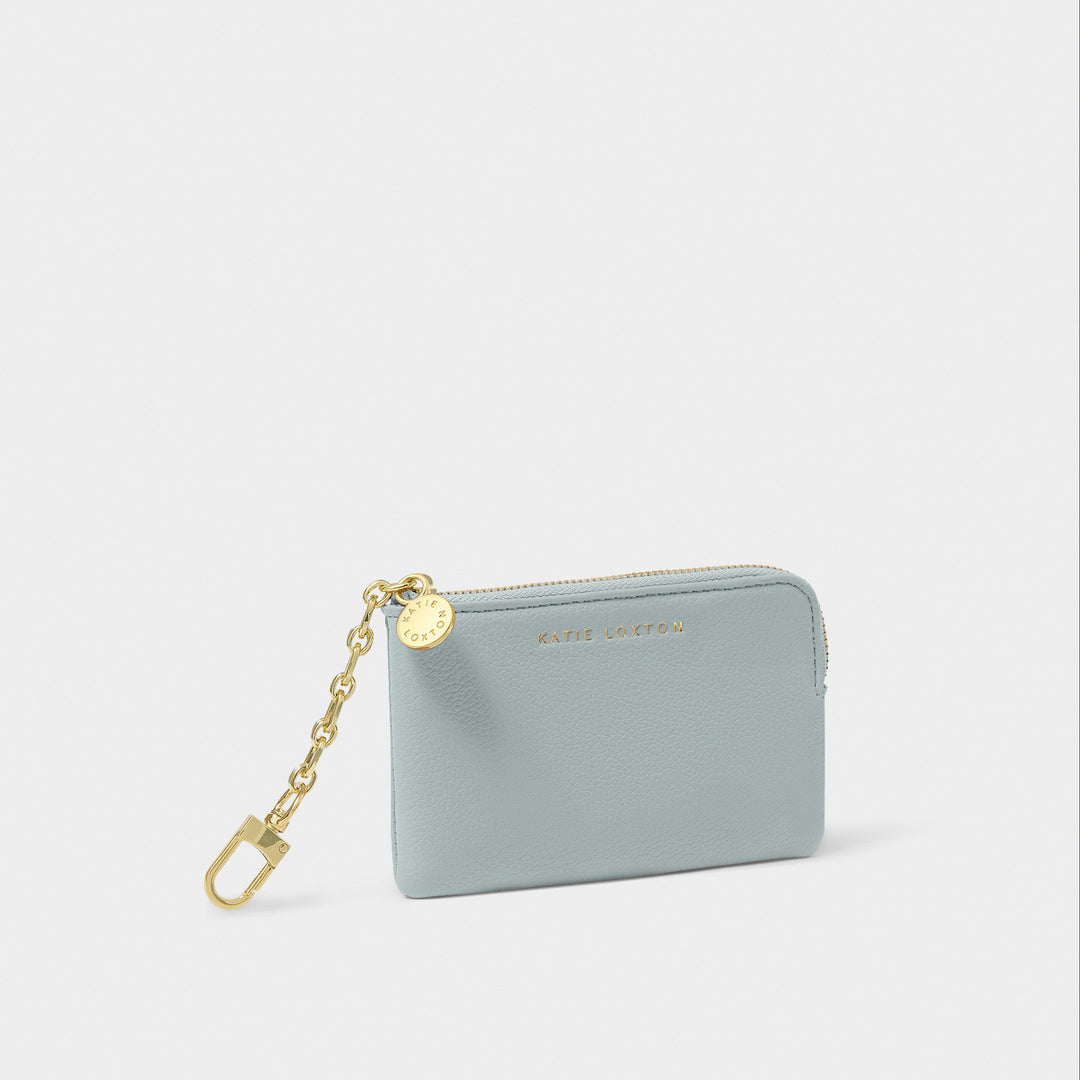 Katie Loxton Tilly Keychain Purse Duck Egg Blue