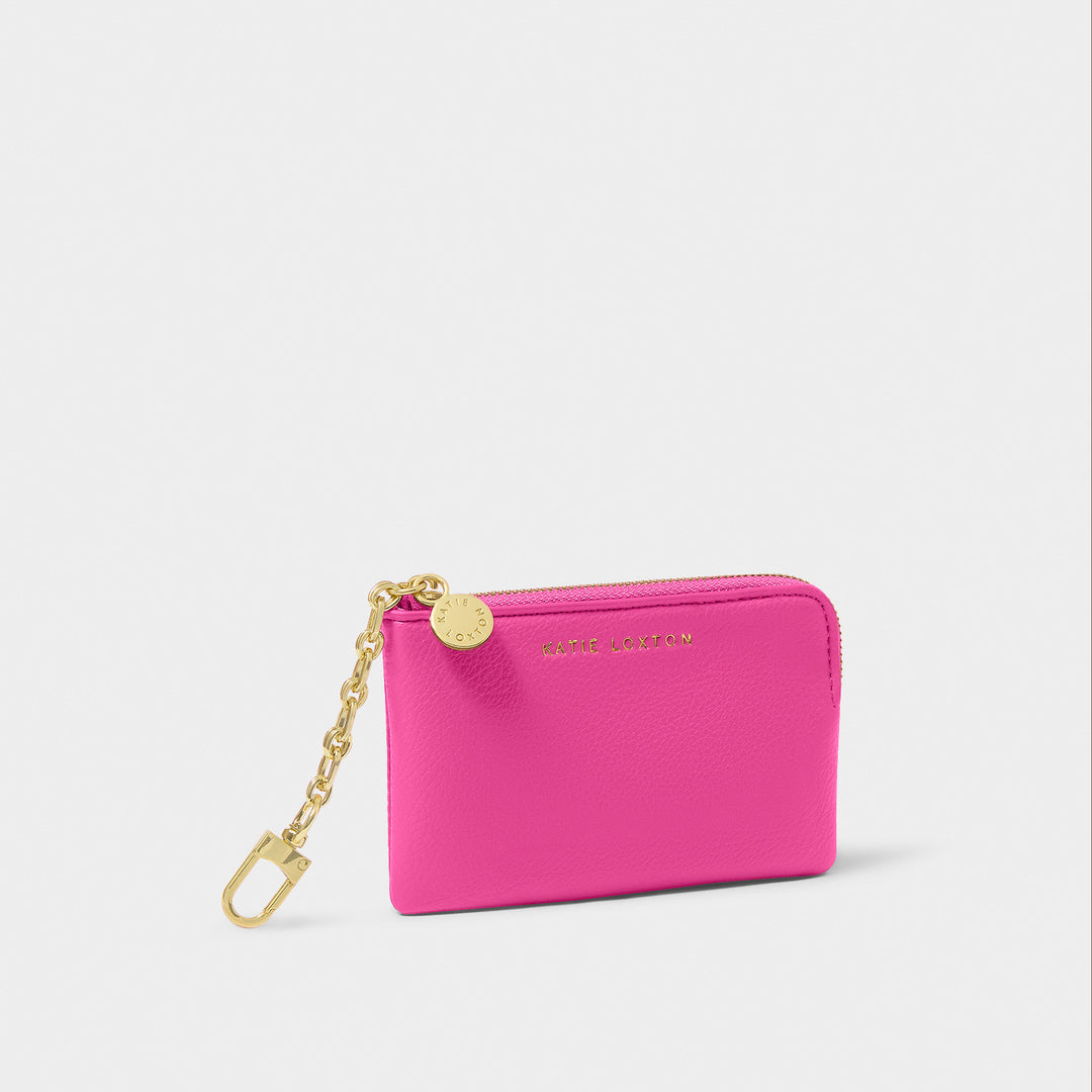 Katie Loxton Tilly Keychain Purse Magenta