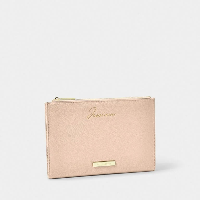 Katie Loxton Travel Document Holder Nude Pink