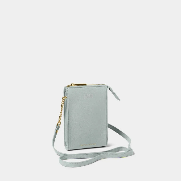 Zana Slim Crossbody Bag Duck Egg Blue