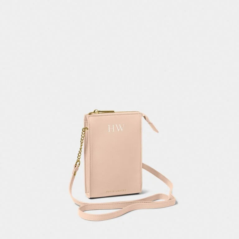 Katie Loxton Zana Slim Crossbody Bag Nude Pink