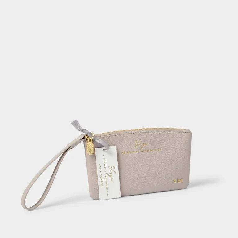 Katie Loxton Zodiac Wristlet Pouch Virgo Pink Mist
