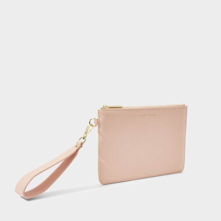 Katie Loxton Zana Wristlet Pouch Dusty Pink