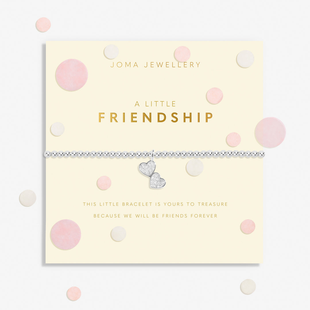 Joma Jewellery Confetti A Little Friendship Silver Plated Bracelet