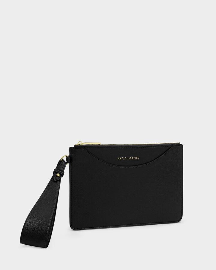 Katie Loxton Alba Wristlet Pouch Black
