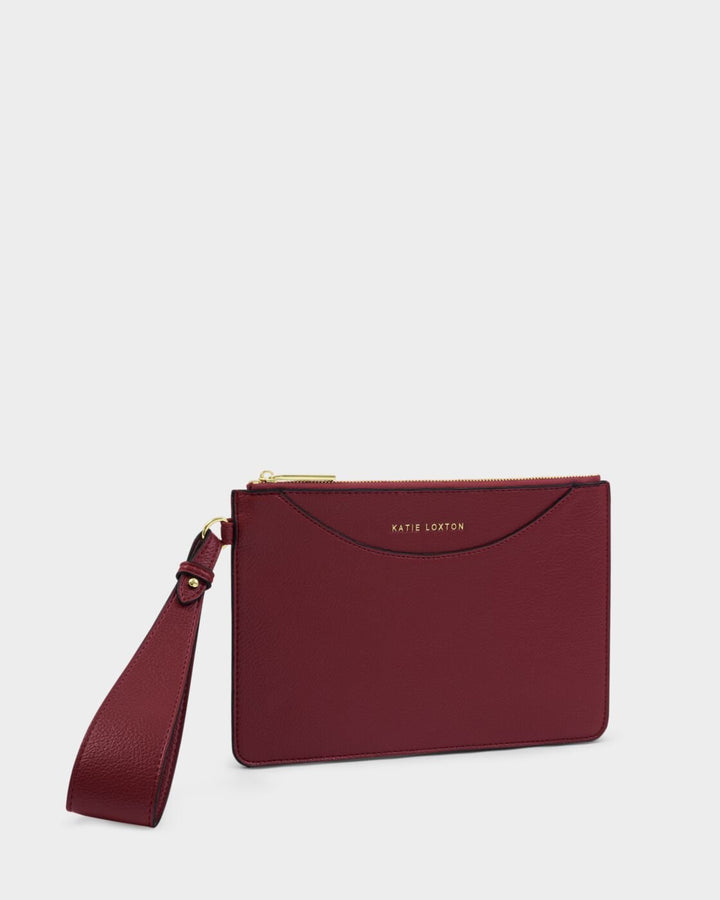 Katie Loxton Alba Wristlet Pouch Cherry