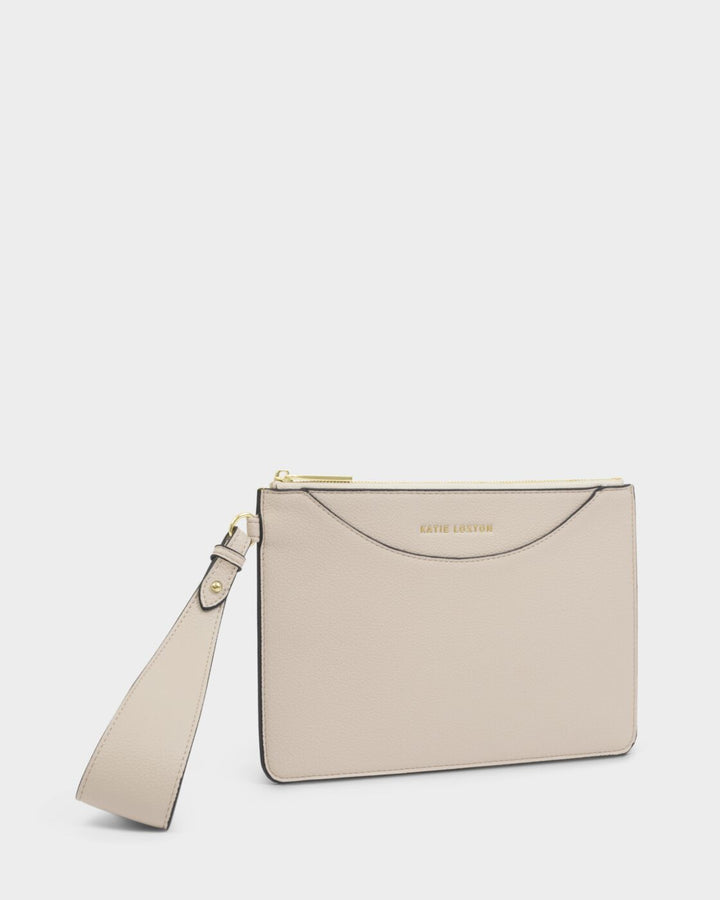 Katie Loxton Alba Wristlet Pouch Oyster