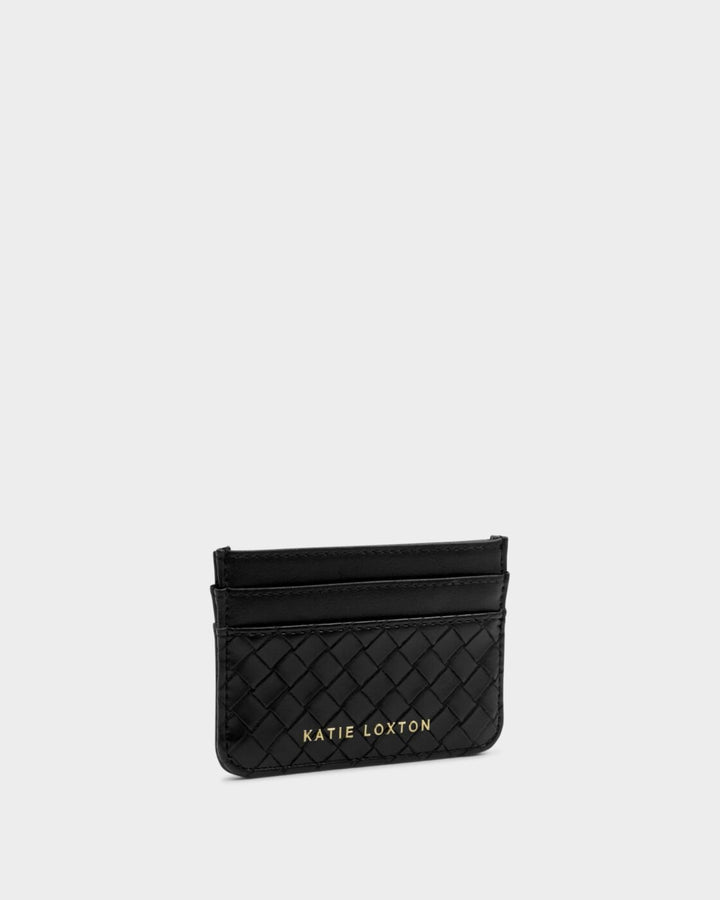 Katie Loxton Nova Woven Texture Cardholder Black
