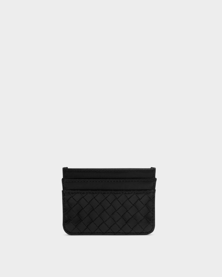 Katie Loxton Nova Woven Texture Cardholder Black