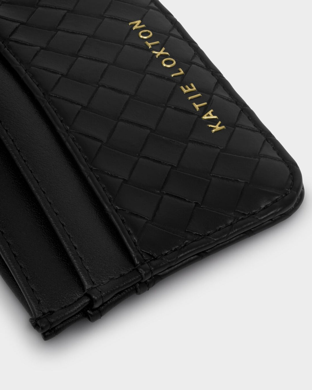 Katie Loxton Nova Woven Texture Cardholder Black