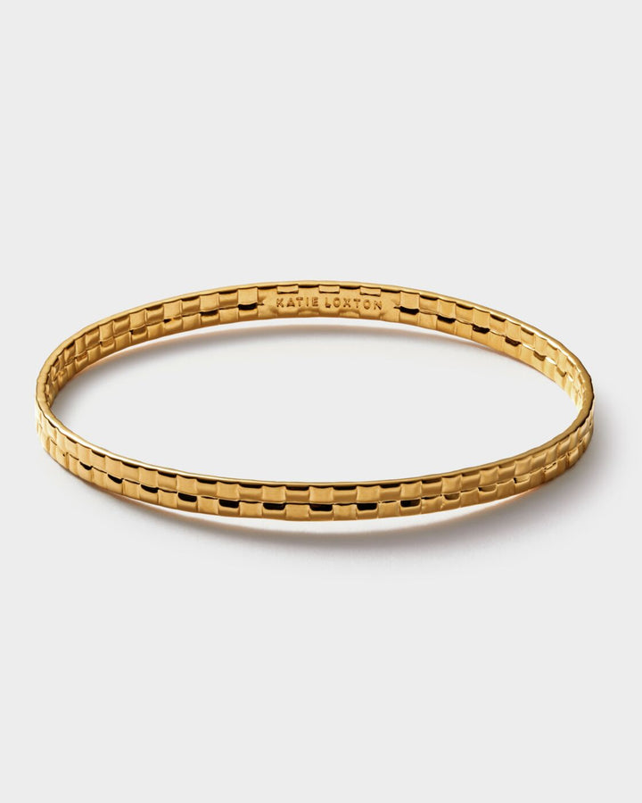 Katie Loxton Taya Woven Bangle Gold Coated