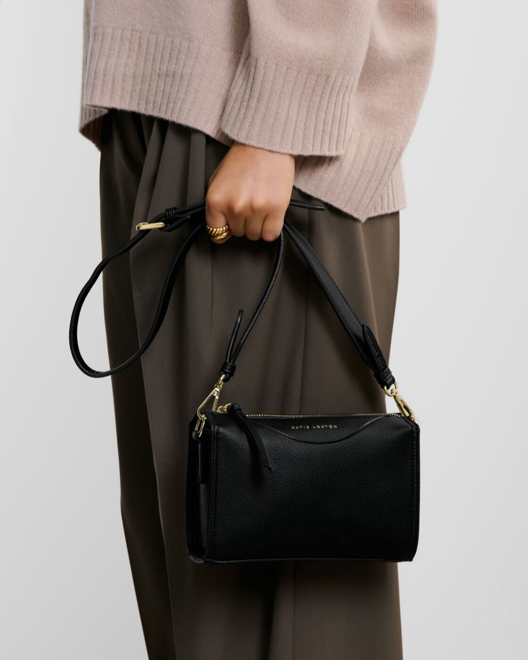 Katie Loxton Alba Crossbody Bag Black