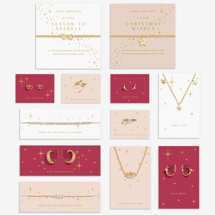 Joma Jewellery 12 Days Of Sparkle Advent Calendar Gold Plated
