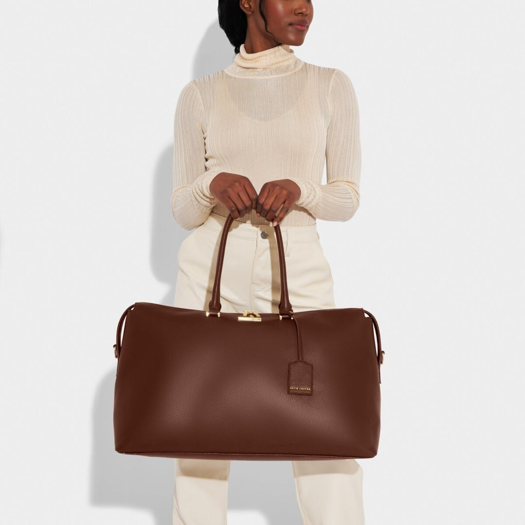 Katie Loxton Kensington Weekend Bag Chocolate