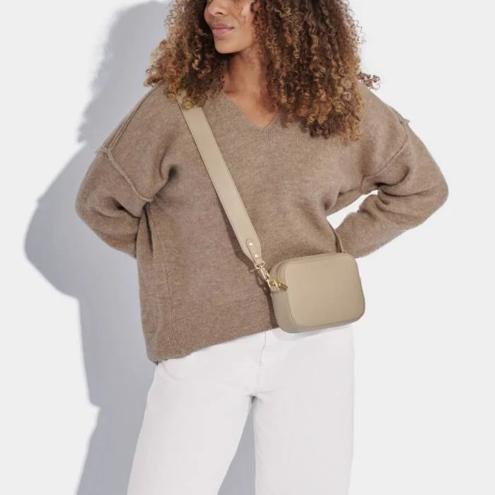 Katie Loxton Zana Mini Crossbody Bag Soft Tan