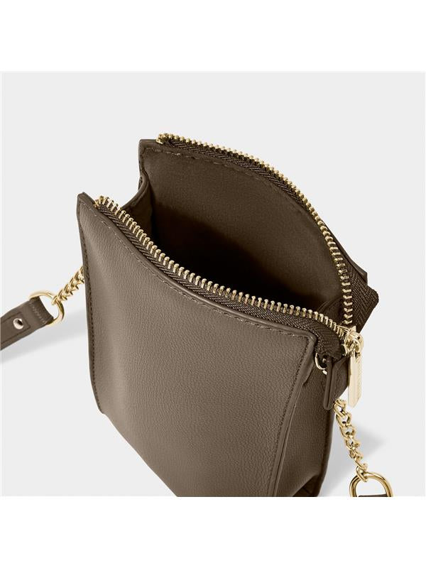 Katie Loxton Zana Slim Crossbody Bag Mink