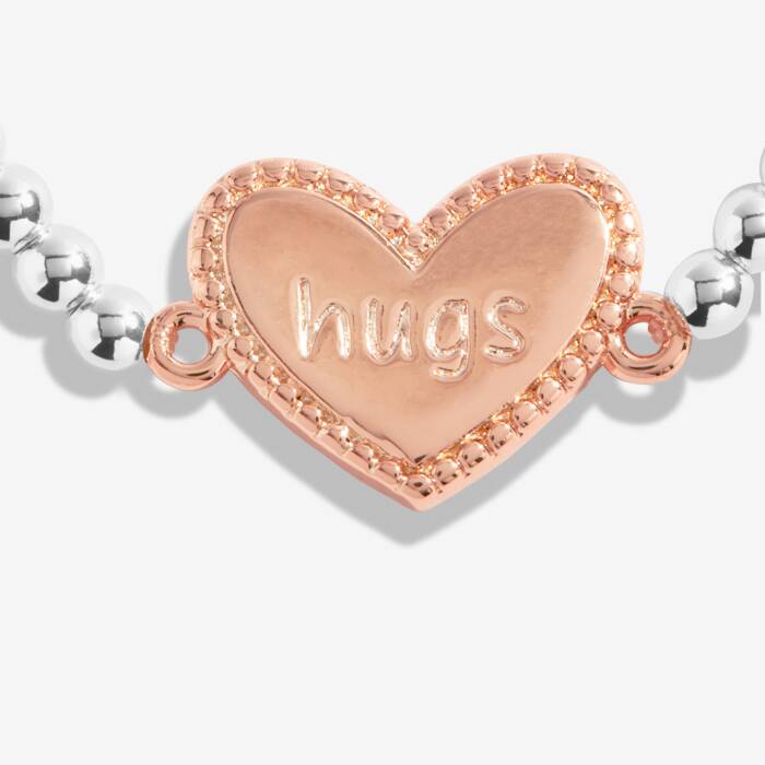 Joma Jewellery Children’s A Little Big Hugs Silver And Rose Gold Bracelet