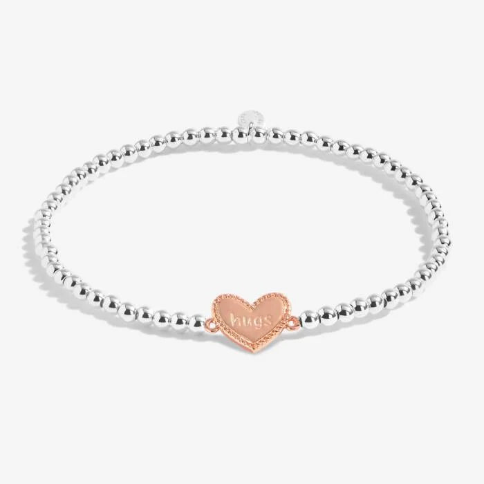 Joma Jewellery Children’s A Little Big Hugs Silver And Rose Gold Bracelet