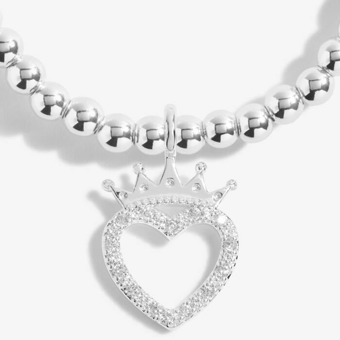 Joma Jewellery A Little Birthday Queen Silver Bracelet