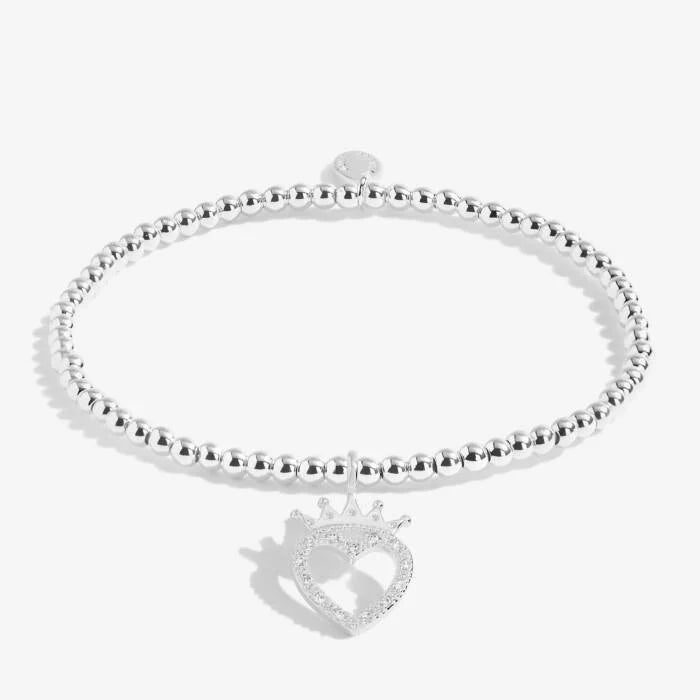 Joma Jewellery A Little Birthday Queen Silver Bracelet