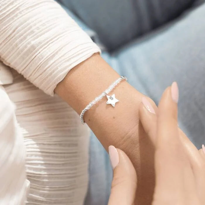 Joma Jewellery A Little Birthstone April Rock Crystal Bracelet