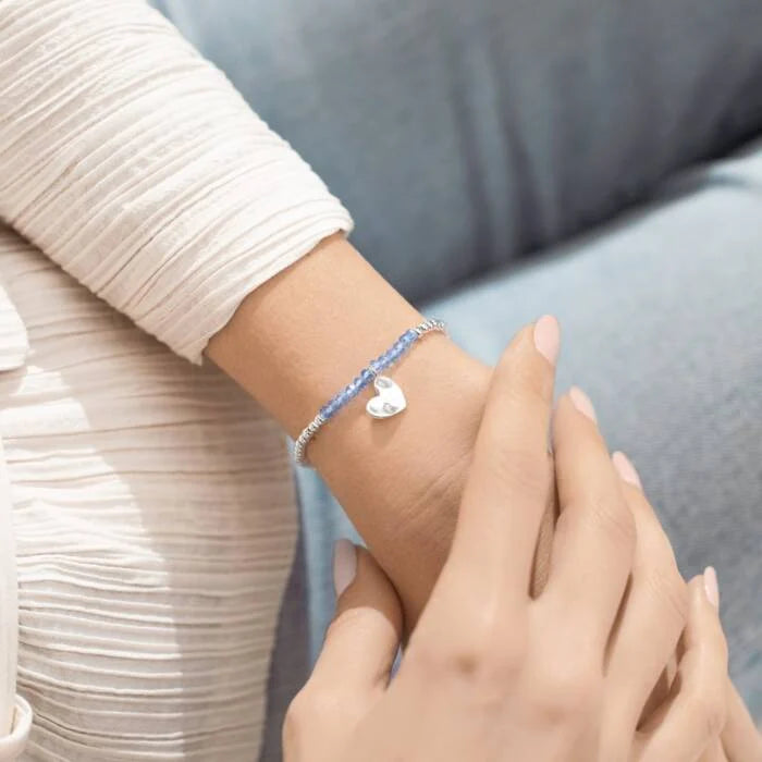 Joma Jewellery A Little Birthstone March Aqua Crystal Bracelet